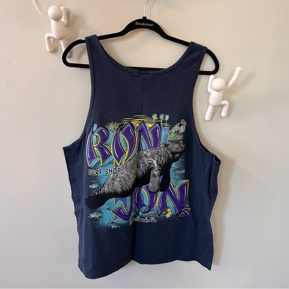 Vintage Ron Jon Surf Shop Manatee Tank Top